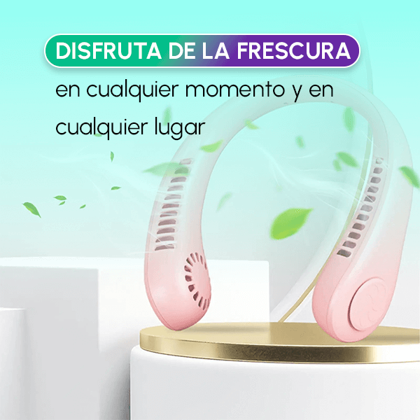Ventilador de cuello portátil  + Envío GRATIS