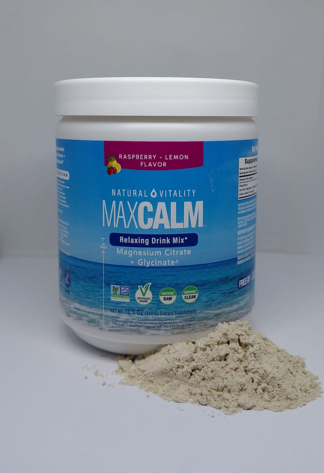 Natural Vitality Calm Magnesium Raspberry Lemon