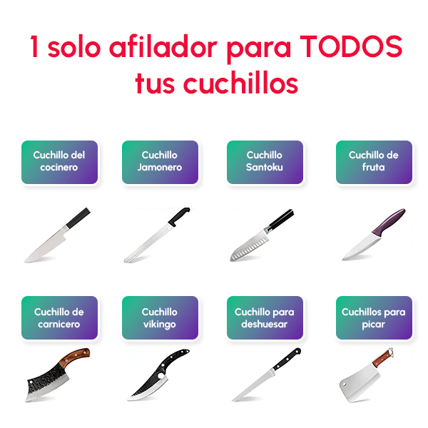 Superafilador de Cuchillos multifuncional + Envío GRATIS