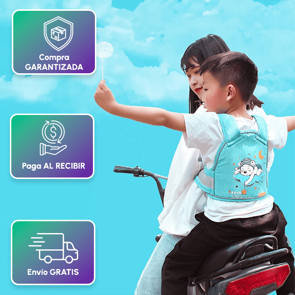 Cinturón de motos para Niños + Envío GRATIS
