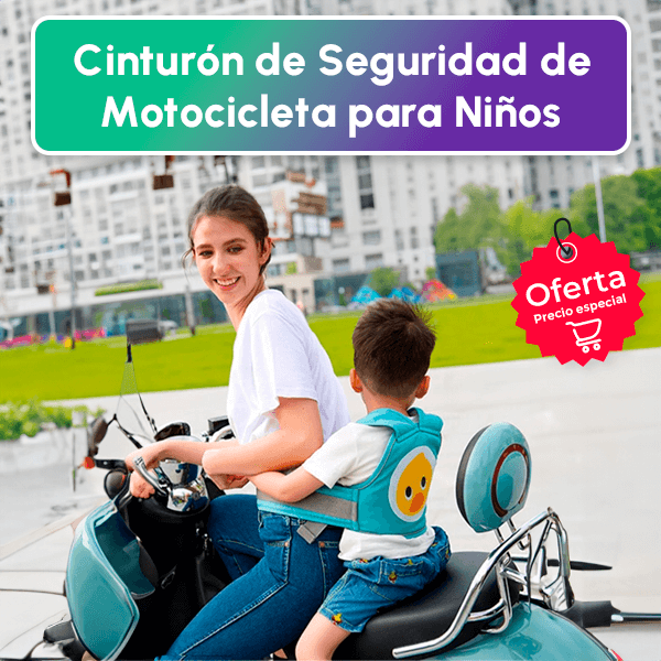 Cinturón de motos para Niños + Envío GRATIS