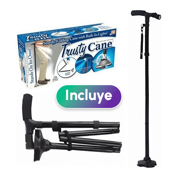 Bastón Plegable con Luz LED + Envío GRATIS