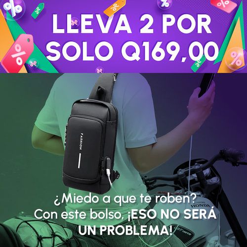 Mochila Antirrobo Impermeable con USB – SafePack Pro