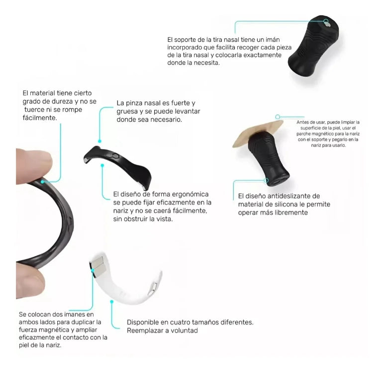 Antironquidos Starter Kit – Dilatador Nasal para Dormir Mejor