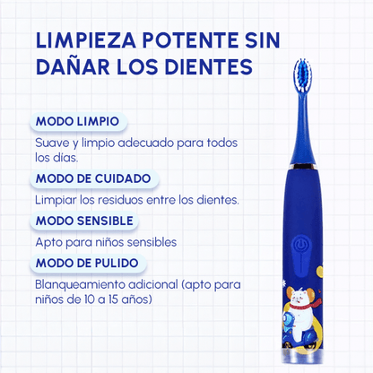 Cepillo de Dientes Eléctrico para Niños + Envío GRATIS