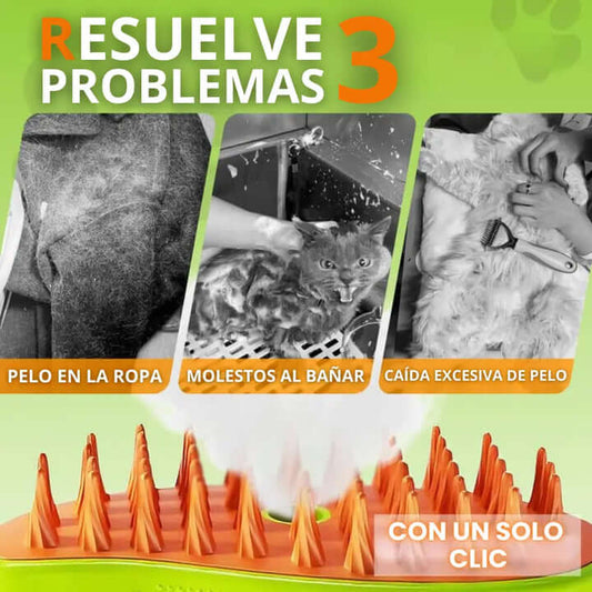 Pague 1 Lleve 2  Cepillo de vapor para mascotas + Envío GRATIS