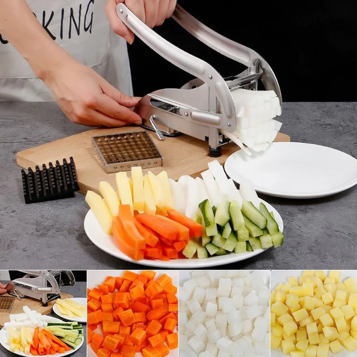 Picador Inoxidables De Papa Francesa Y Verduras Producto Original