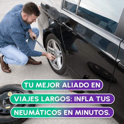 Compresor de aire portátil + Envío GRATIS