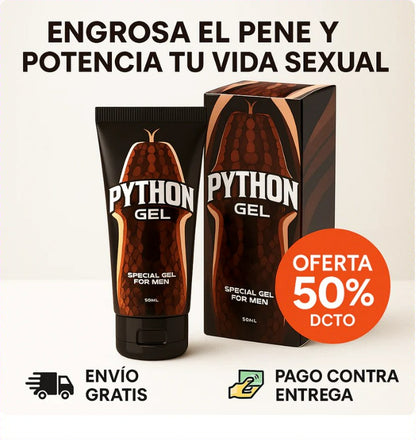 Python Gel | Gel Natural para Vitalidad Masculina 60 ml
