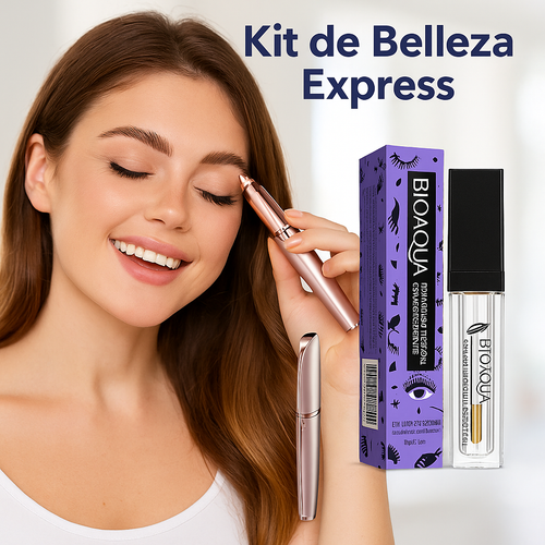 Kit Belleza Express Bioaqua + Depilador Cejas | Mirada Natural y Perfecta