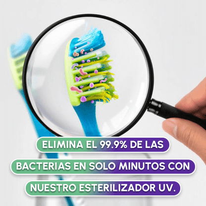 Soporte esterilizador de cepillos 3 en 1 + Envío GRATIS