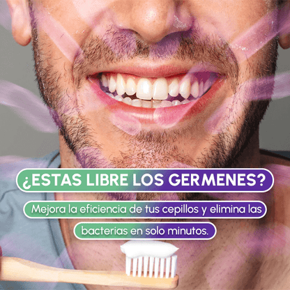 Soporte esterilizador de cepillos 3 en 1 + Envío GRATIS