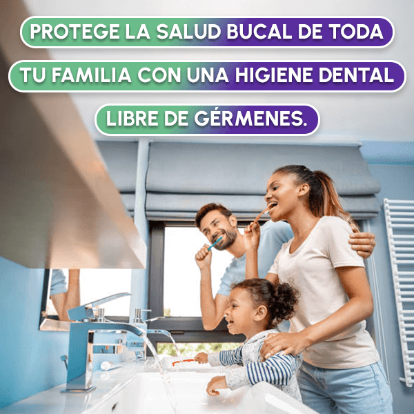 Soporte esterilizador de cepillos 3 en 1 + Envío GRATIS