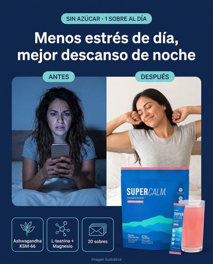 Super Calm antes y después