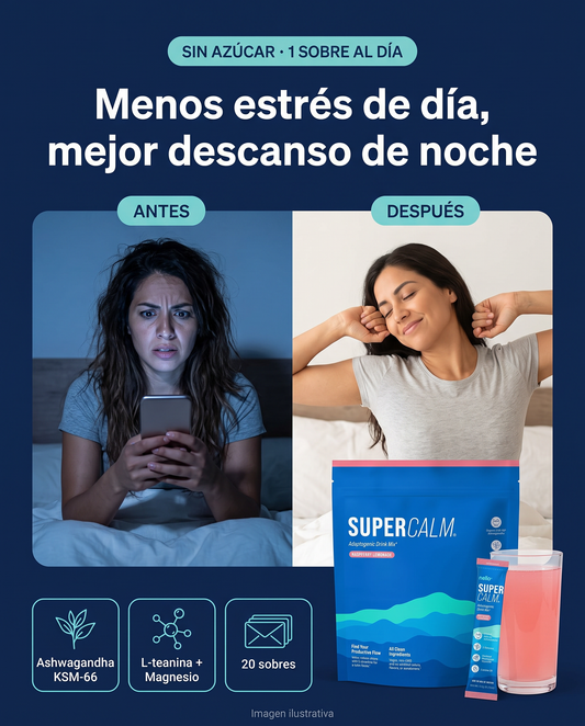 Super Calm antes y después