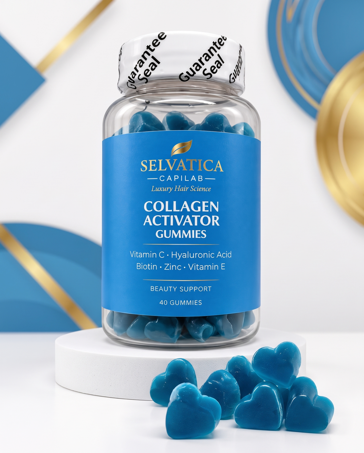 Selvatica, gomitas de colágeno para cabello, piel y uñas