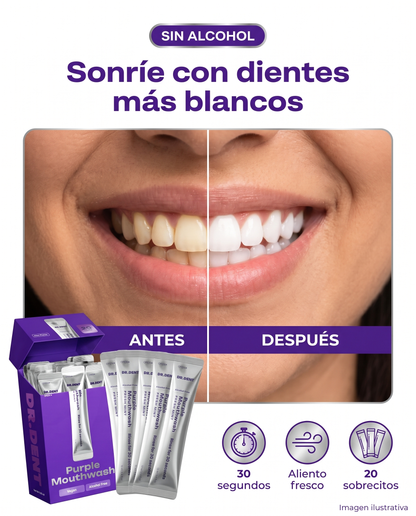 Dr. Dent, enjuague bucal violeta