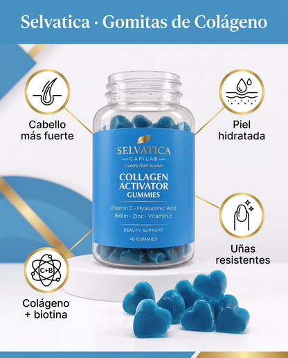Selvatica, gomitas de colágeno para cabello, piel y uñas