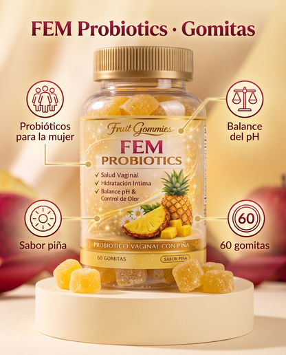 FEM Probiotics, gomitas probióticas para la mujer