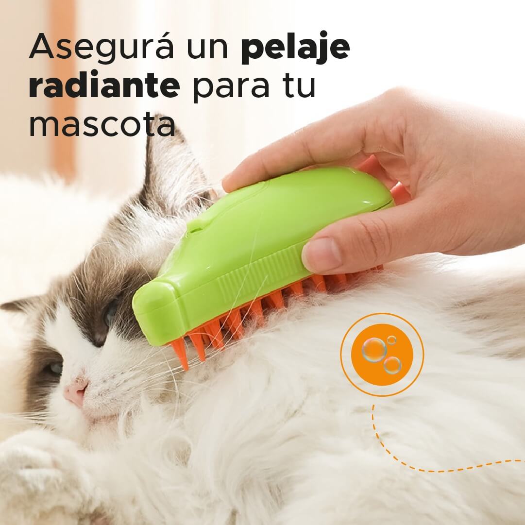 Pague 1 Lleve 2  Cepillo de vapor para mascotas + Envío GRATIS