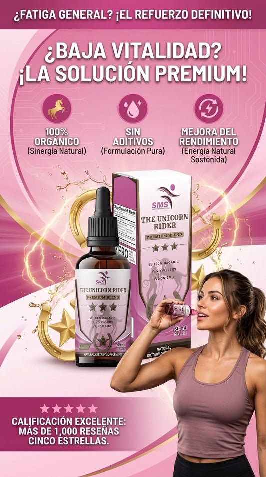 The Unicorn Rider Gotas para Mujeres – Aumenta Libido, Sensibilidad y Deseo Femenino Natural