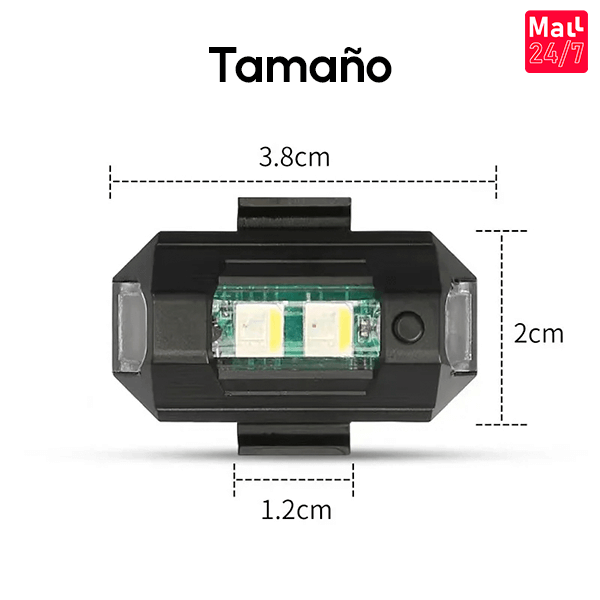 Luces LED ultra brillantes para motos + Envío Gratis
