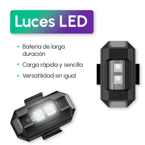 Luces LED ultra brillantes para motos + Envío Gratis