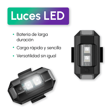 Luces LED ultra brillantes para motos + Envío Gratis