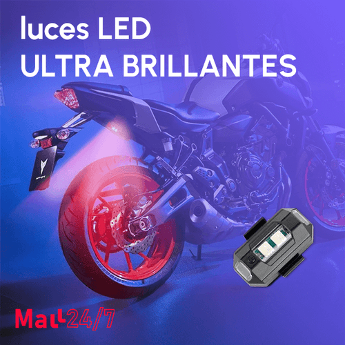Luces LED ultra brillantes para motos + Envío Gratis