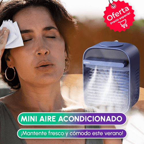 MINI AIRE ACONDICIONADO PORTÁTIL + Envío GRATIS