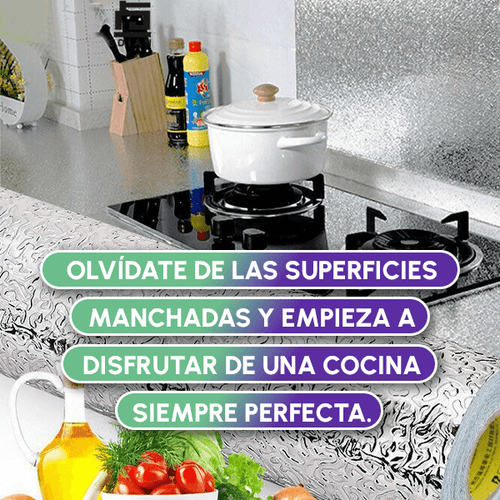 PAGA 1 LLEVE 3 ROLLOS DE PAPEL DE ALUMINIO ADHESIVO + REGALO