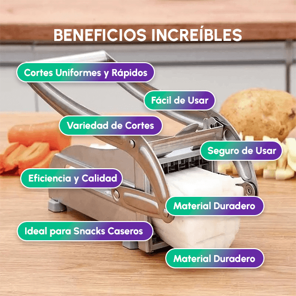 Picador Inoxidables De Papa Francesa Y Verduras Producto Original