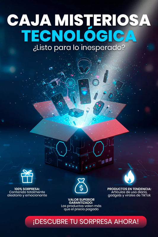 Caja Misteriosa Tecnológica Sorpresa – ¡Gadgets Chinos Virales y Accesorios Tech!