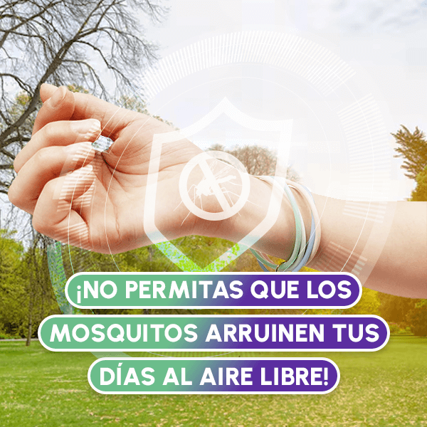 Pulsera repelente de mosquitos + Envío GRATIS