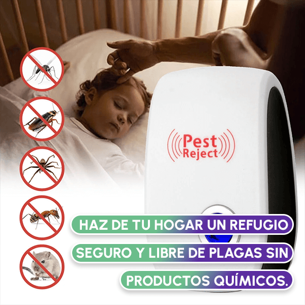 Repelente Ultrasónico para Plaga + OBSEQUIO