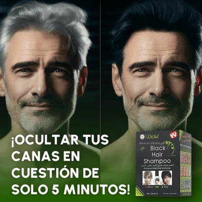 Cubre Canas en casa Shampoo Black Hair - Envío GRATIS