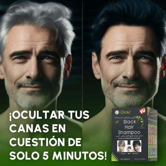 Cubre Canas en casa Shampoo Black Hair - Envío GRATIS