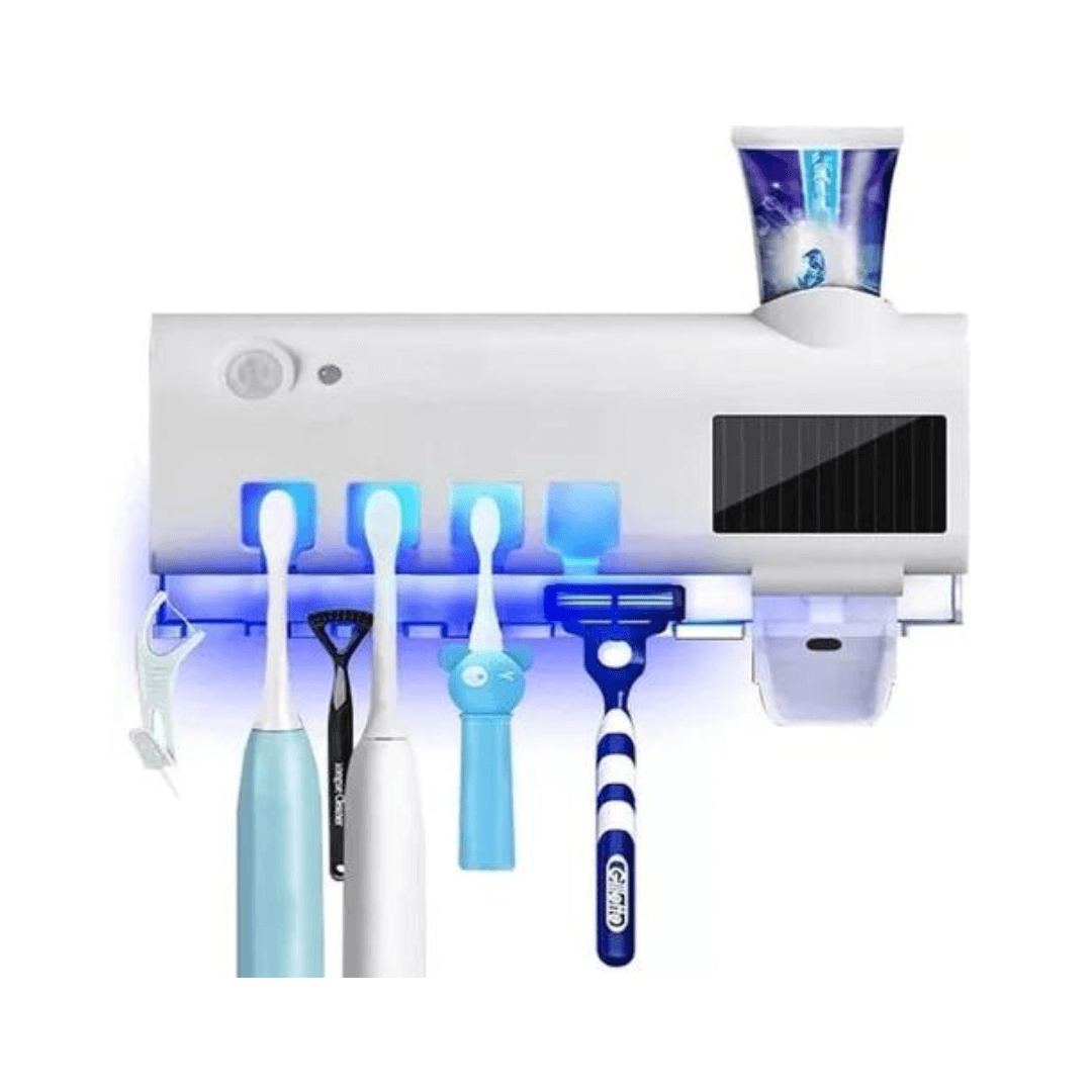 Soporte esterilizador de cepillos 3 en 1 + Envío GRATIS