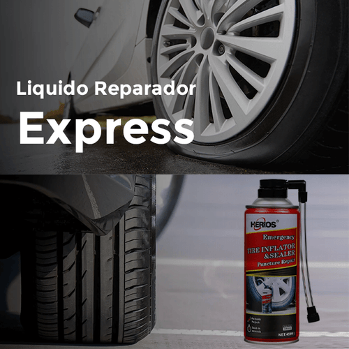 Liquido salvavidas para inflar neumáticos + Envío GRATIS