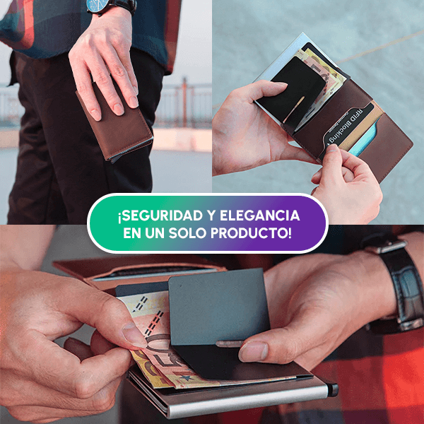 2x1 Tarjetero Antirrobo + Envío GRATIS