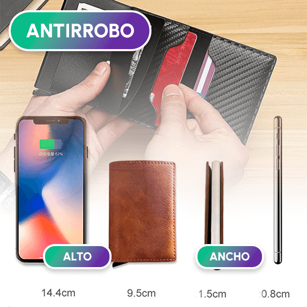 2x1 Tarjetero Antirrobo + Envío GRATIS