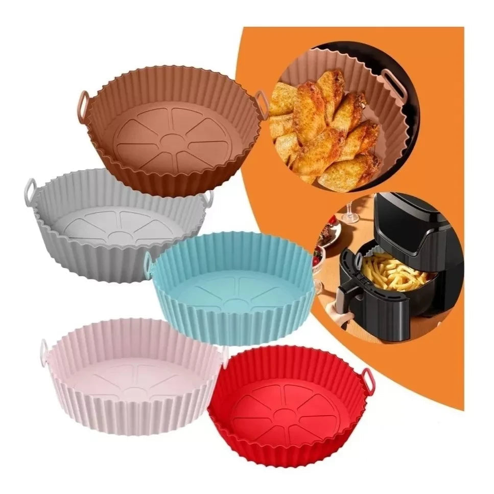 👩🏻‍🍳 Molde de Silicona Para AIR FRYER👩🏻‍🍳 + Envío Gratis