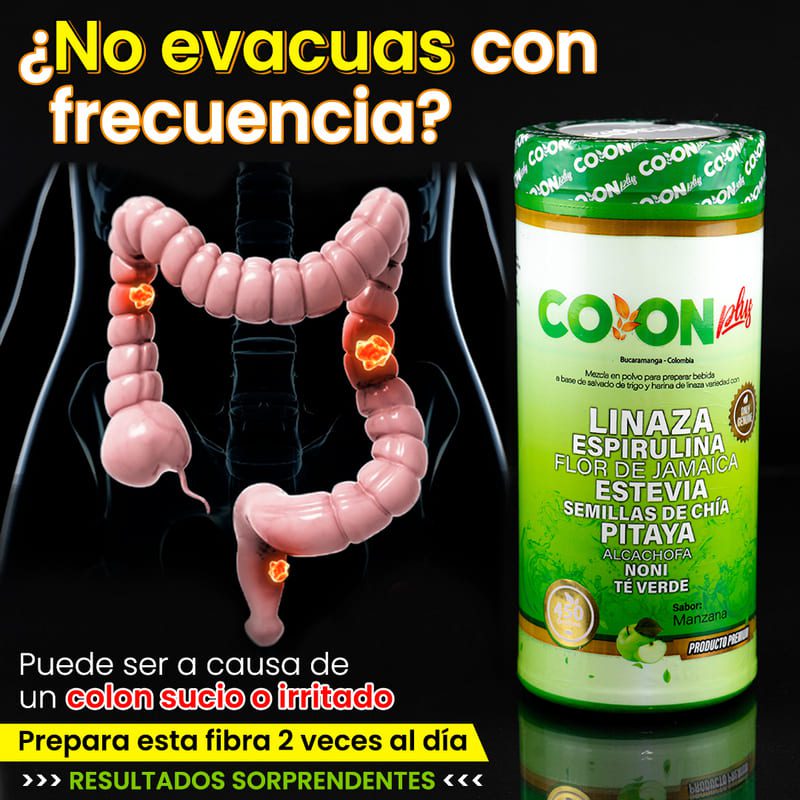🌿 COLON PLUS - Fibra 100% Natural 🥇